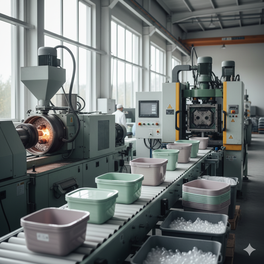 Recycling plastic into new products